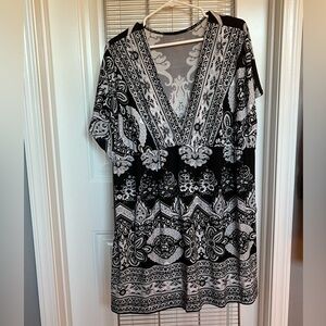 Black and white dress